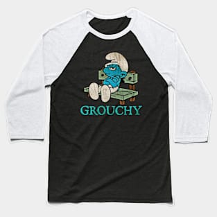 Grouchy Smurf Baseball T-Shirt